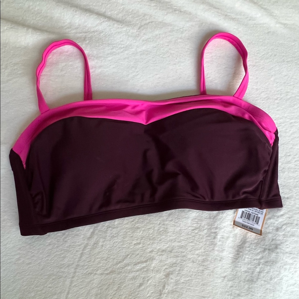 Purple/Pink Bikini Top (Size D/DD)